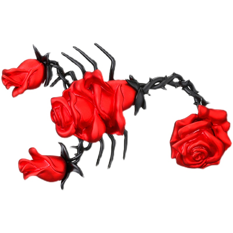 Title 4, Korean High-end Fashion All-match Rose Scorpion...