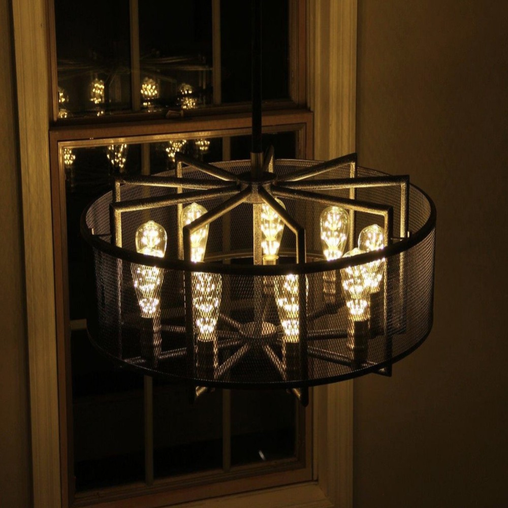 LED Light Bulb 3W Colorful Stars ST64 Retro Edison Decoration