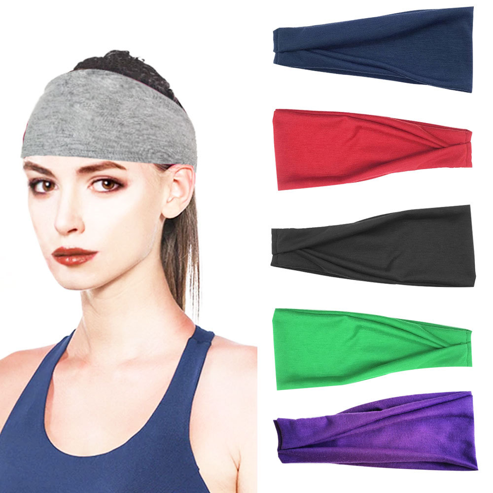 Title 2, Turban de sport pliable en coton, tissu élastiq...