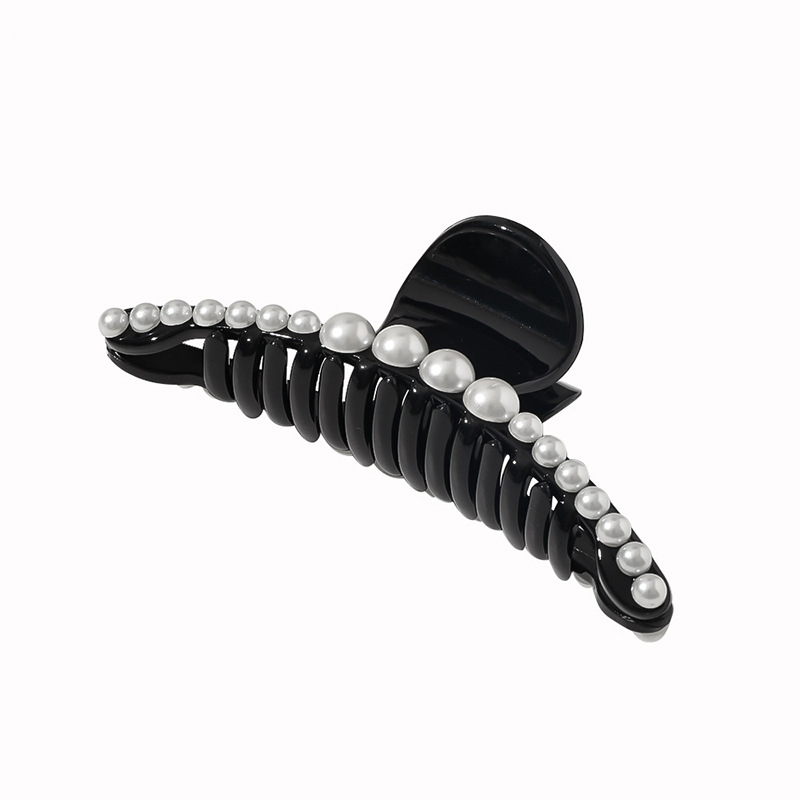 Title 5, Pearl Hairpin Side Clip Girl Back Head Grasping...