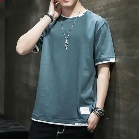 Summer Short Sleeve T-Shirt Men