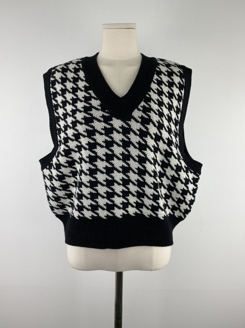 Title 2, Spring And Autumn New Knitted Vests Retro Ancie...