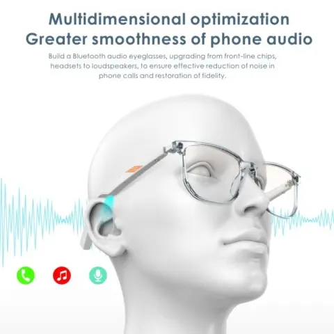 Bluetooth Mobile Phone Smart Glasses Voice Call Music Anti