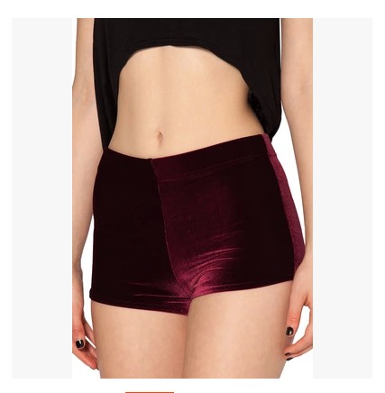 Title 3, Gold Velvet Shorts Damen Frühling Style Trendy ...