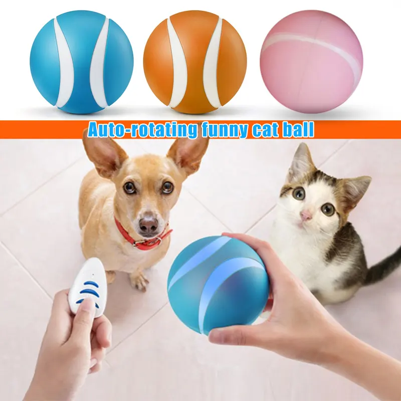 Wireless Smart Remote Control Pet Toy with LED Flashing