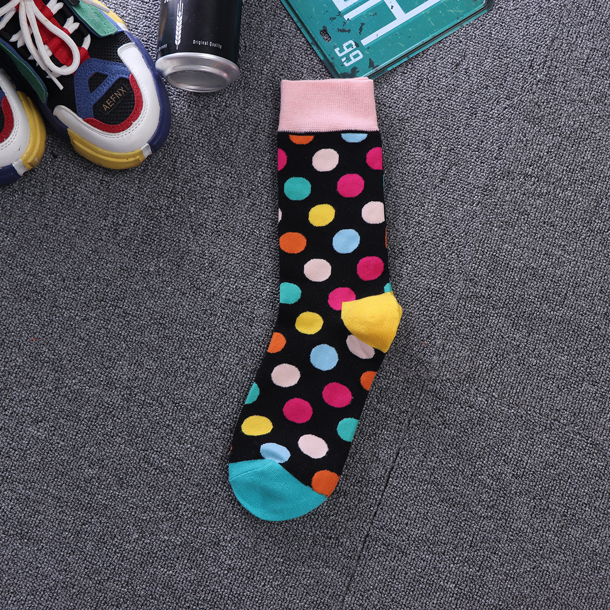 Title 10, Chaussettes tube de style universitaire pour da...