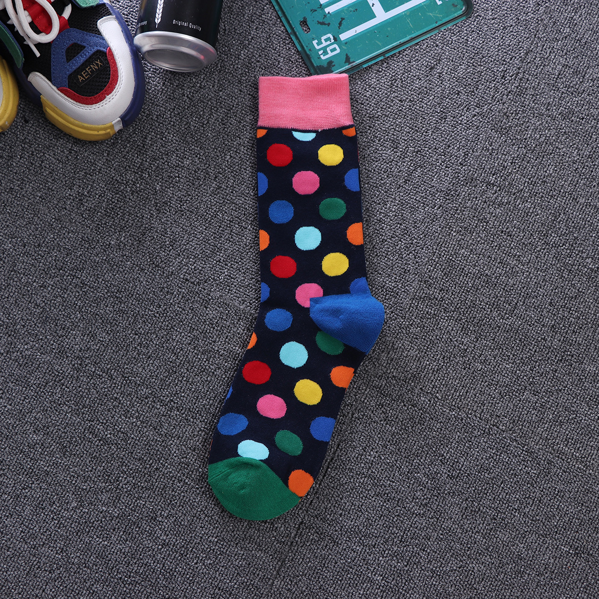 Title 12, Chaussettes tube de style universitaire pour da...