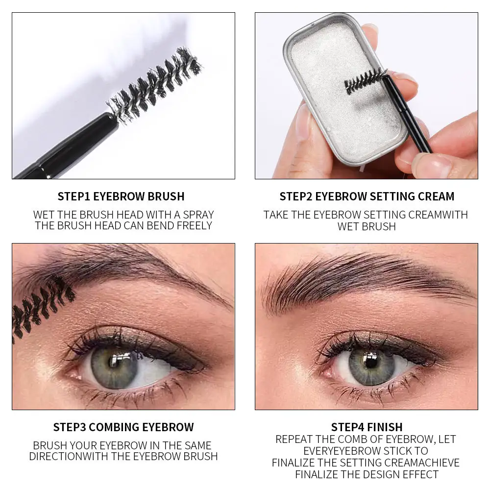 European And American Makeup Eyebrow Styling Wax Transparent Eyebrow Wax
