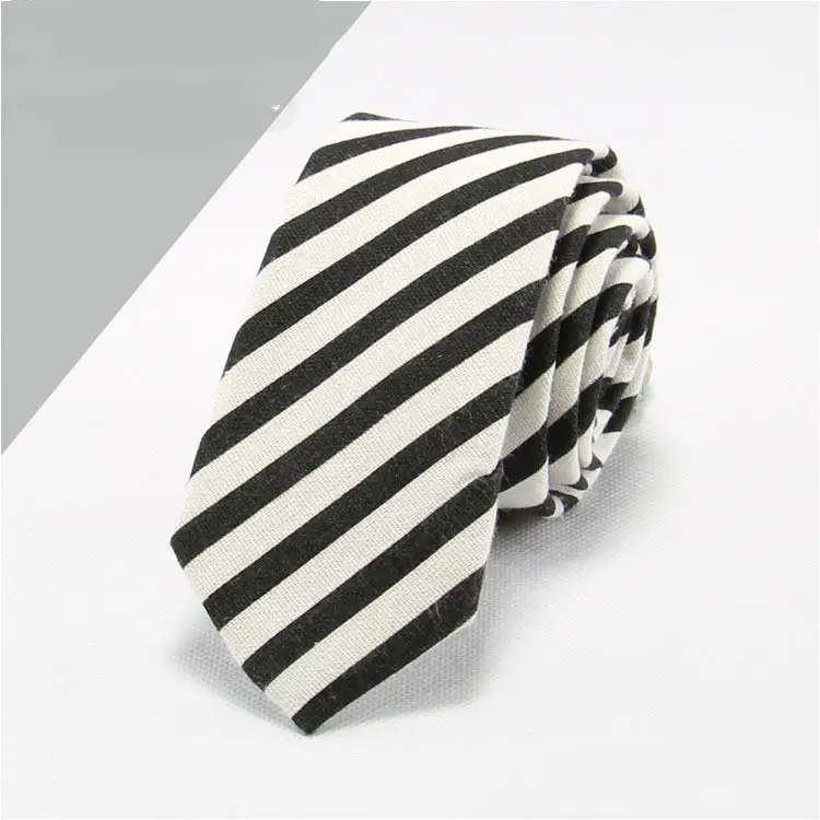 Cotton and Linen Tie Men's Formal Business Tie