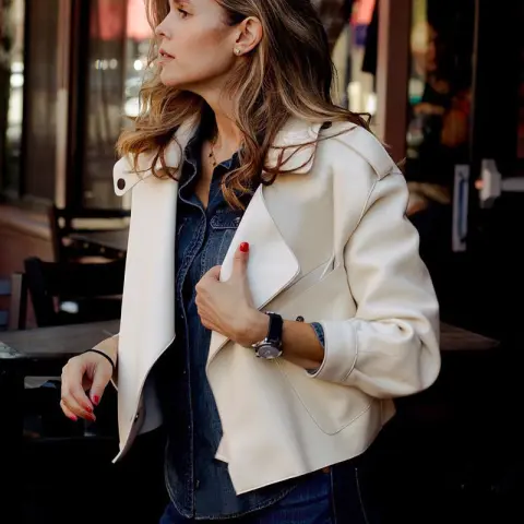 Autumn and Winter New Products Women's Leather Jackets