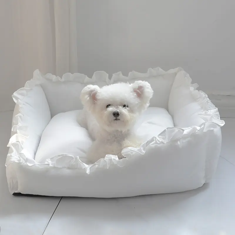 Super Comfy Princess Dog Bed Sofa Pet Kennel House