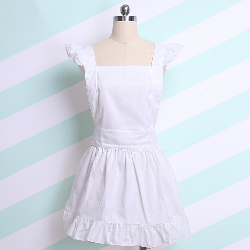 Japanese Cute Soft Girl Harajuku Style Halter Cross Apron