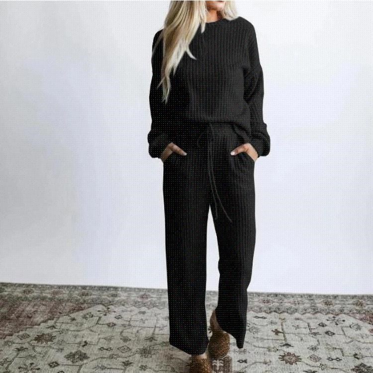  Fashion Lady Suit Two-Piece Trouser Suit