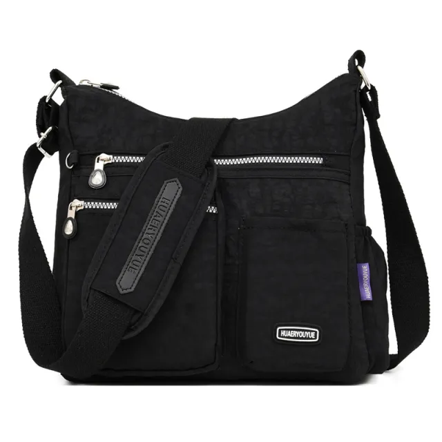 New Style Shoulder Bag Nylon Crossbody Bag Black - Shop at LoveMi