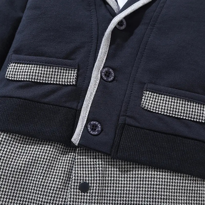 Gentleman's Romper Bow Three-piece Climb