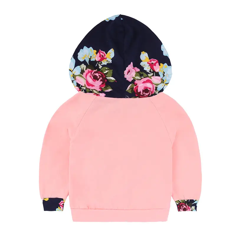 Baby Homewear Baby Print Hooded Girls Ins Suit
