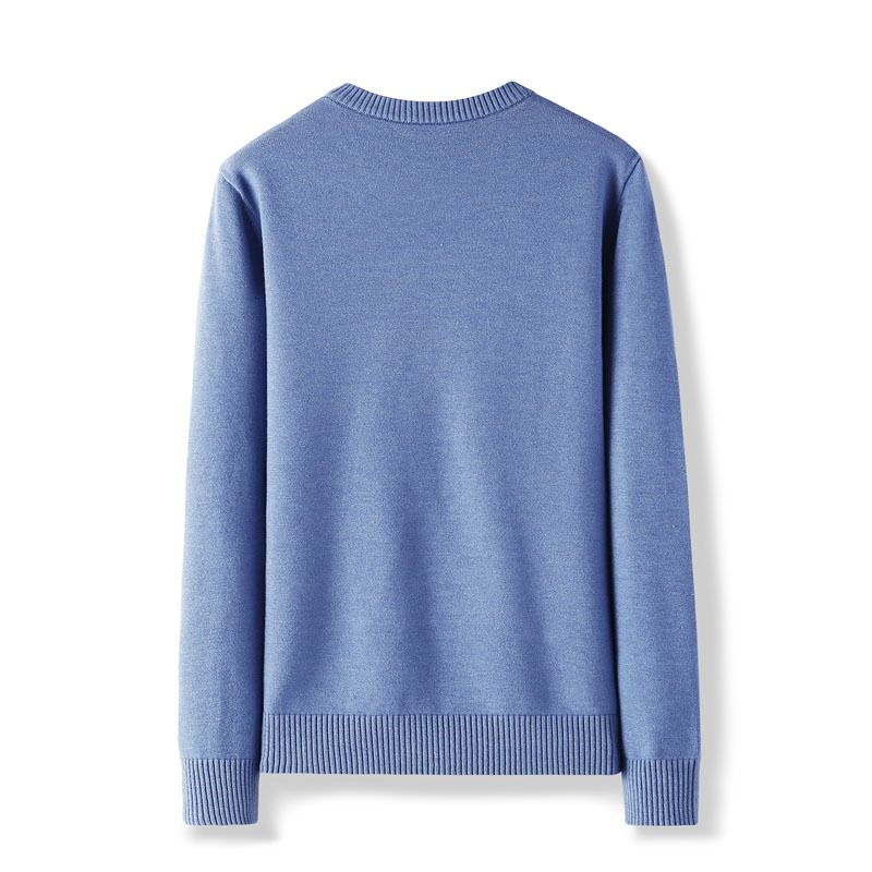 Men's Long Sleeve Crew Neck Letter Sweater