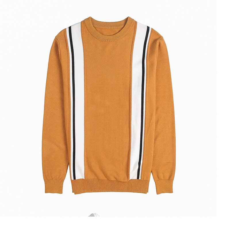 Long Sleeve Casual Round Neck Pullover Youth Knit Bottoming Sweater