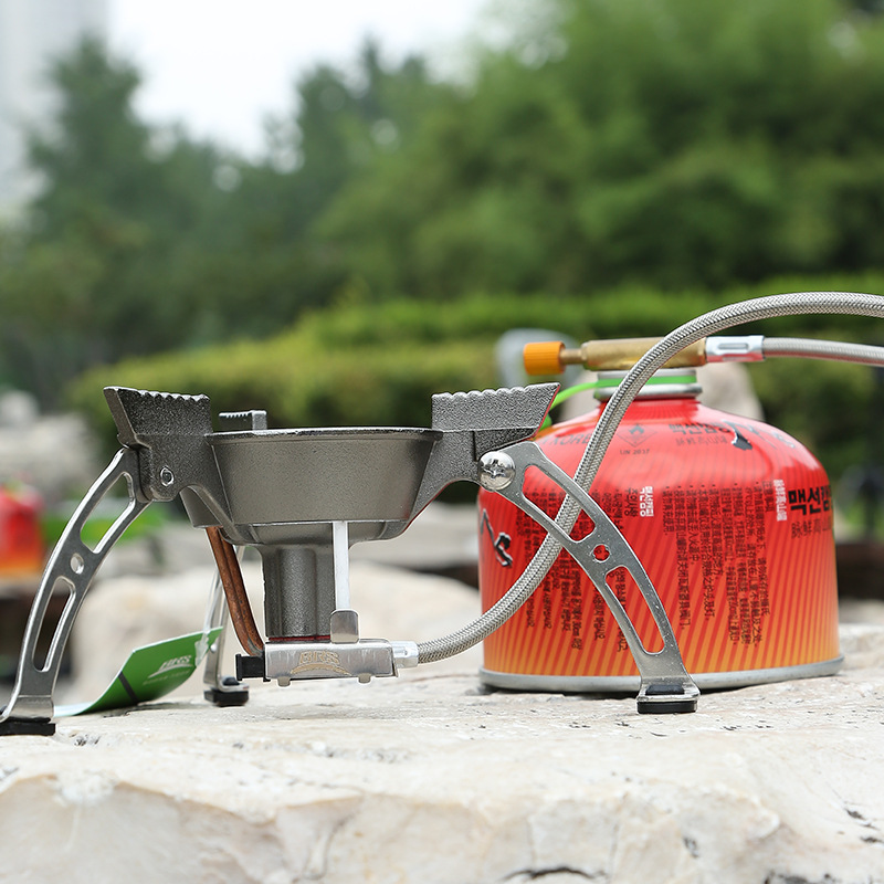 Title 4, Outdoor Camping Windproof Stove Split Cooker Fl...