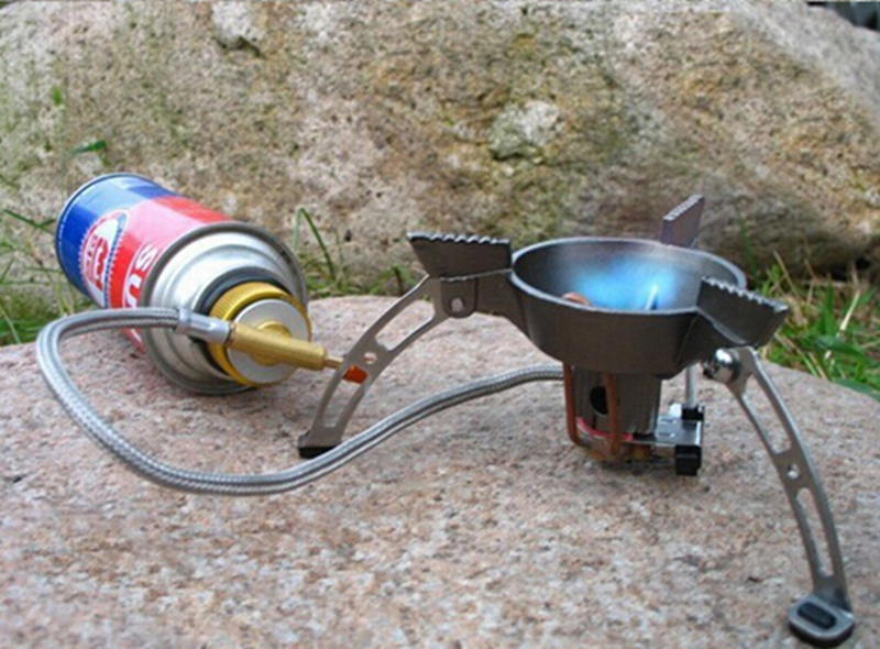 Title 6, Outdoor Camping Windproof Stove Split Cooker Fl...