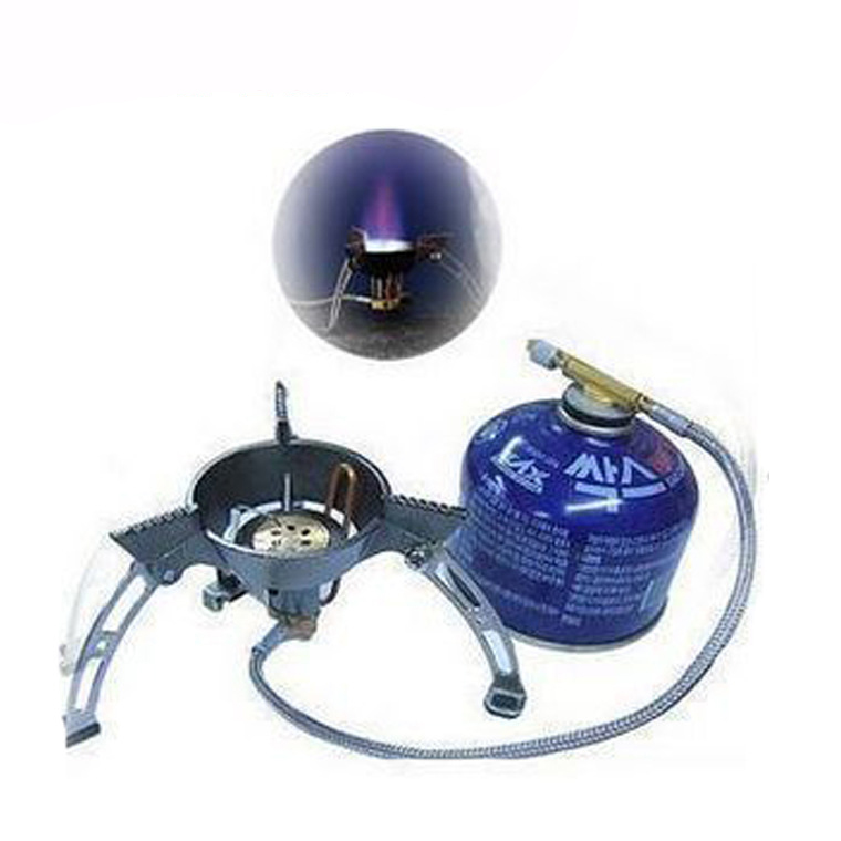 Outdoor Camping Windproof Stove Split Cooker Flat Gas Pot Stove