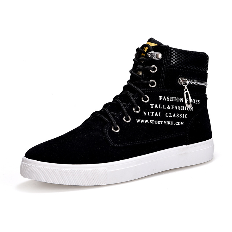 Title 7, High-Top Shoes Korean Men