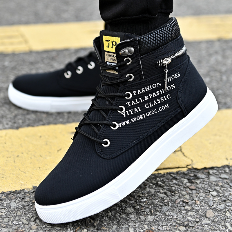 Title 3, High-Top Shoes Korean Men