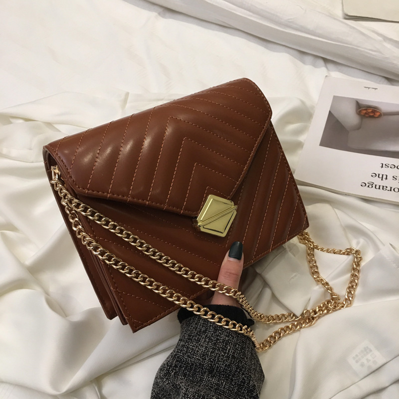Chain Shoulder Bag Fashion Rhombus Small Square Bag I - Shop at LoveMi