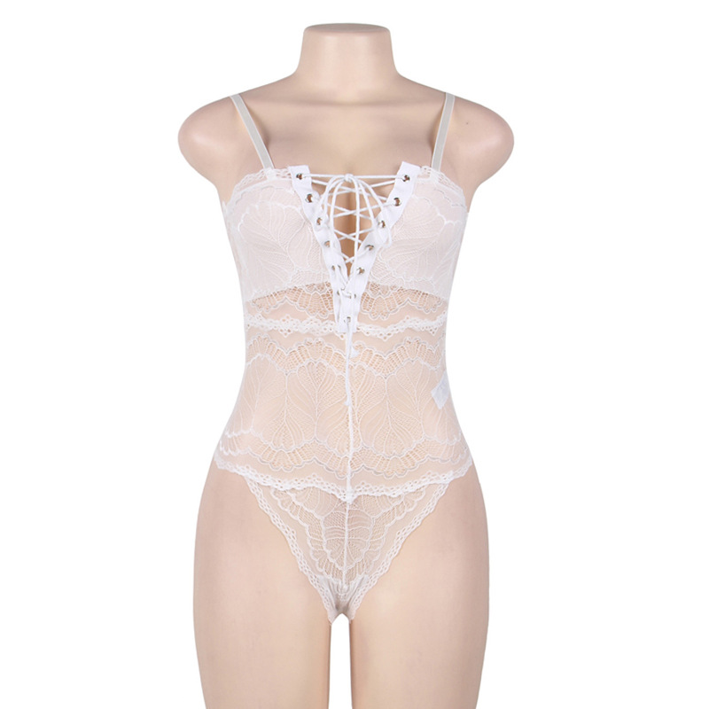 Title 7, European And American New Sexy Lace One-piece B...