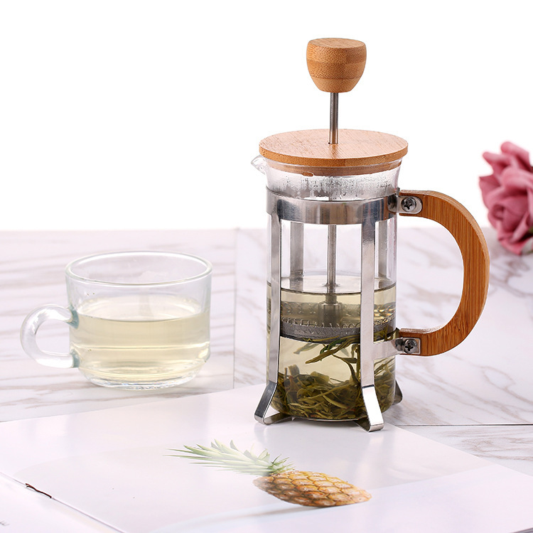 Title 3, Hand Pressure Coffee Pot Tea Maker Household Te...