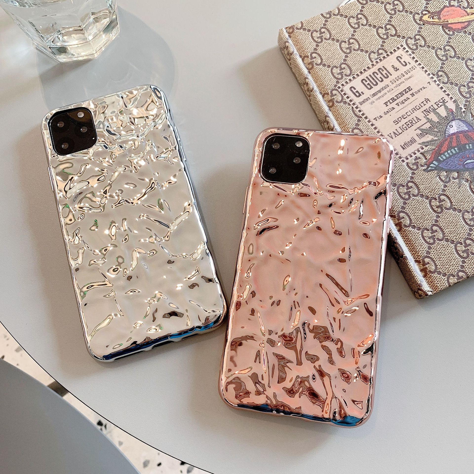 Web Celebrity Seal Sail Tin Foil Sequined Mobile Phone Case For Application