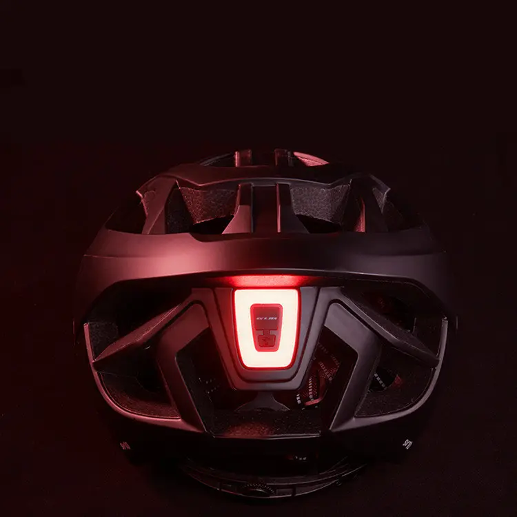 Bicycle Helmet LED Light Rechargeable Intergrally-molded Cycling Mountain Road