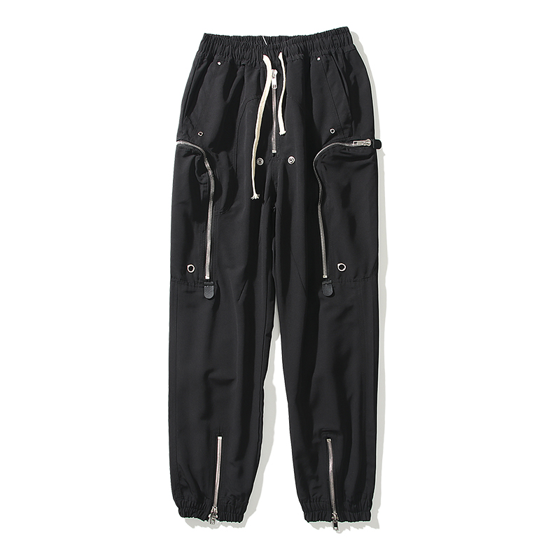 Title 3, Style High Street Dark Performance Zipper Pants...