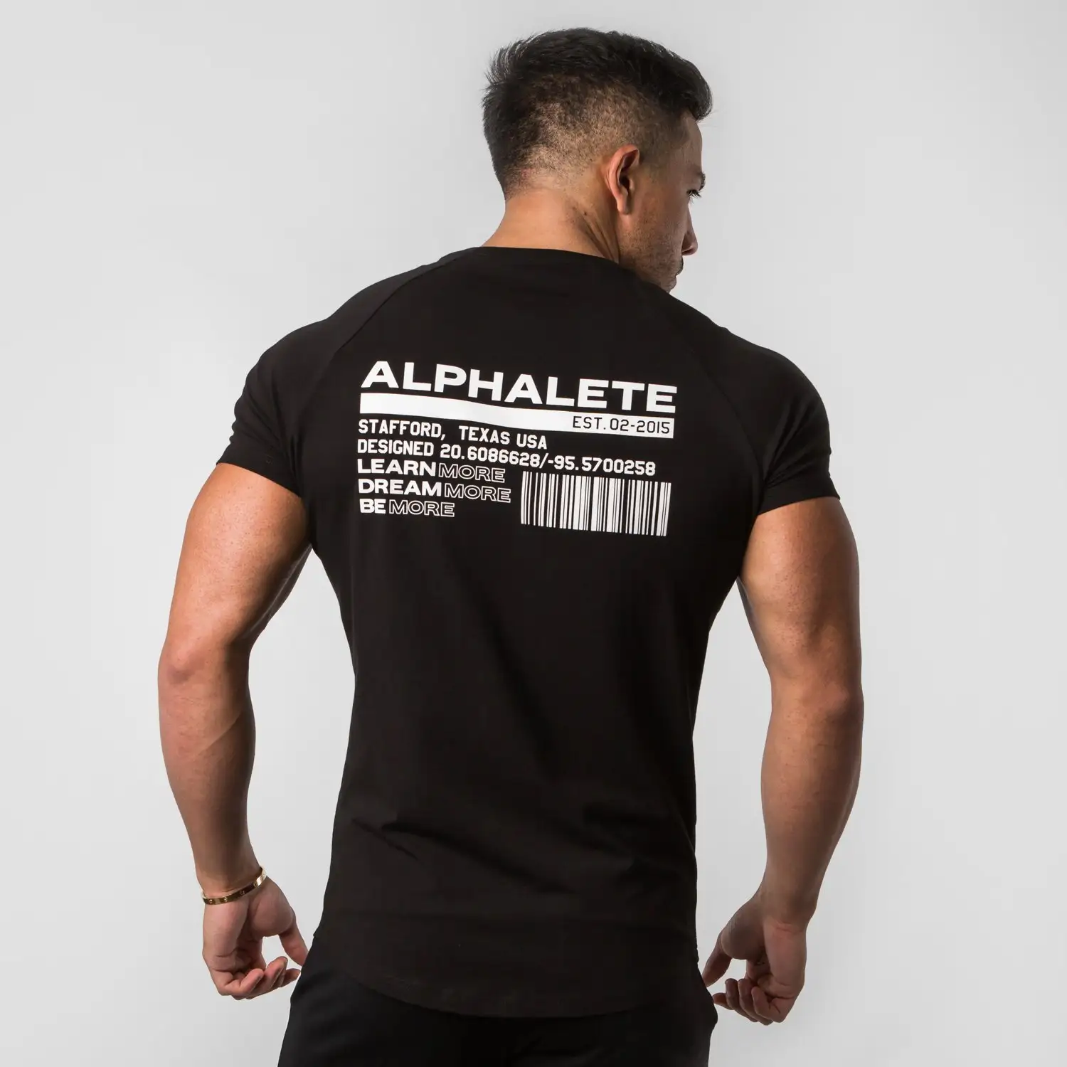 Men's Slim Sports and Leisure Exercise Cotton Stretch Half Sleeve