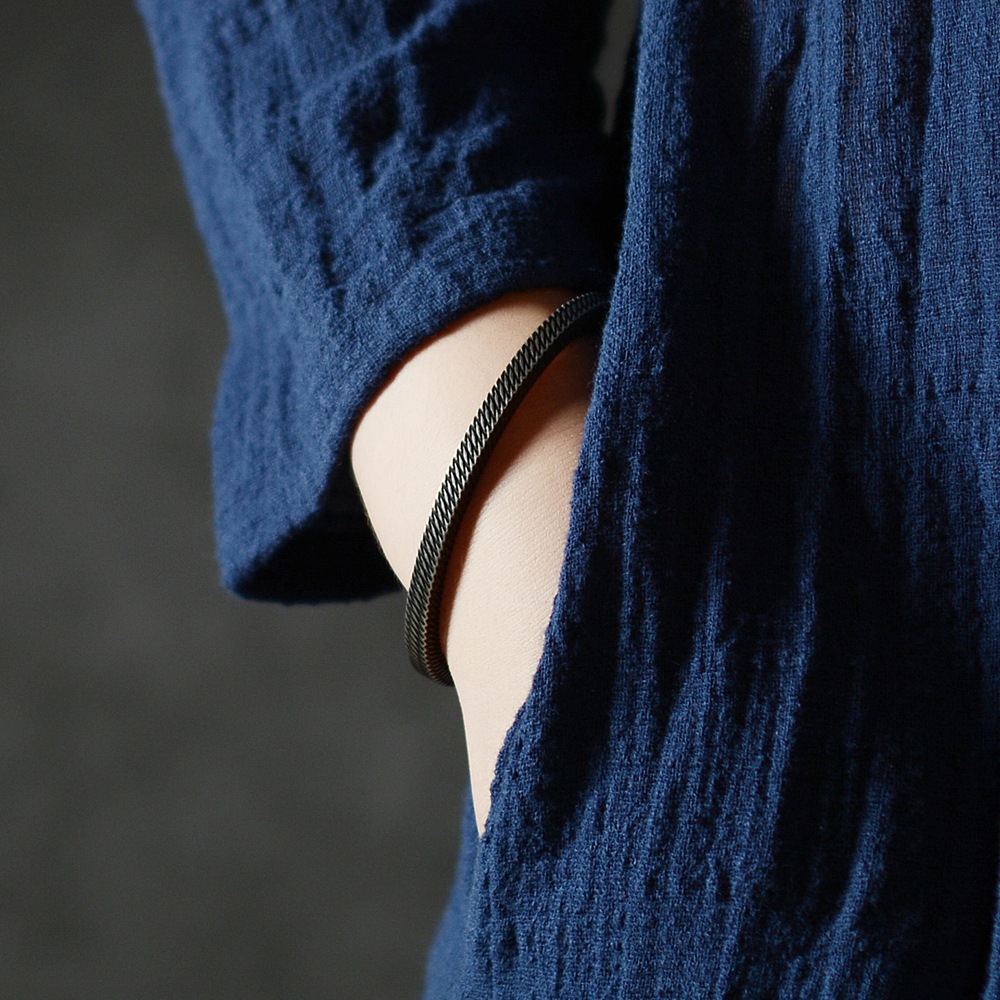 Viking Style Titanium Steel Jewelry Cuff Bracelet Personality Punk Diamond Cuff Bracelet