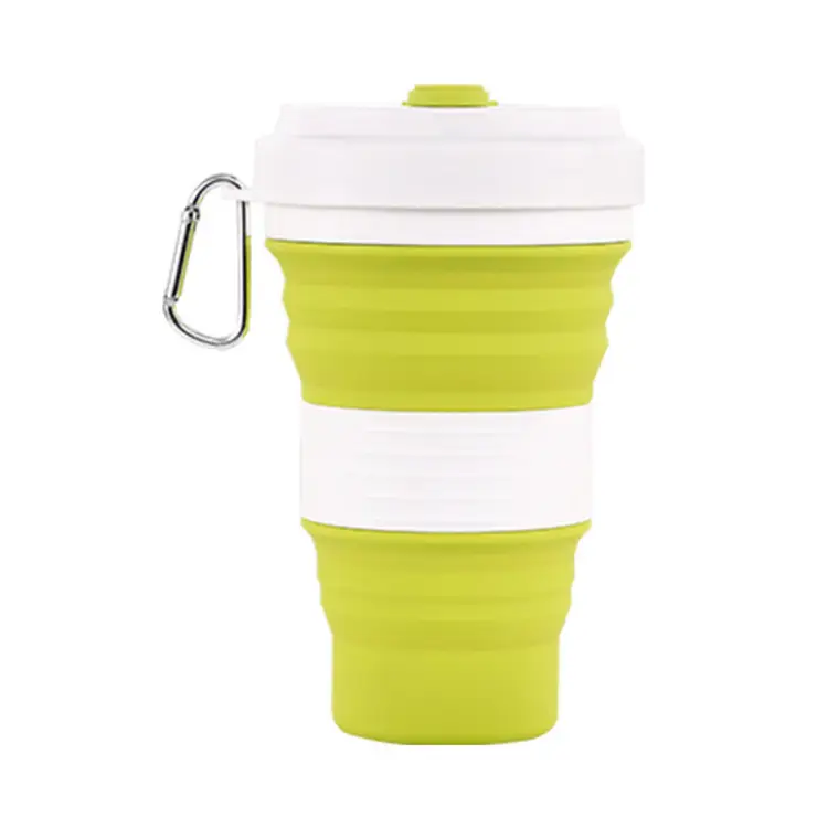 High-end silica gel folding coffee cup creativity