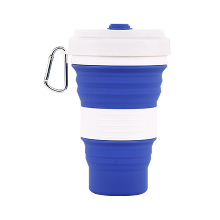 High-end silica gel folding coffee cup creativity