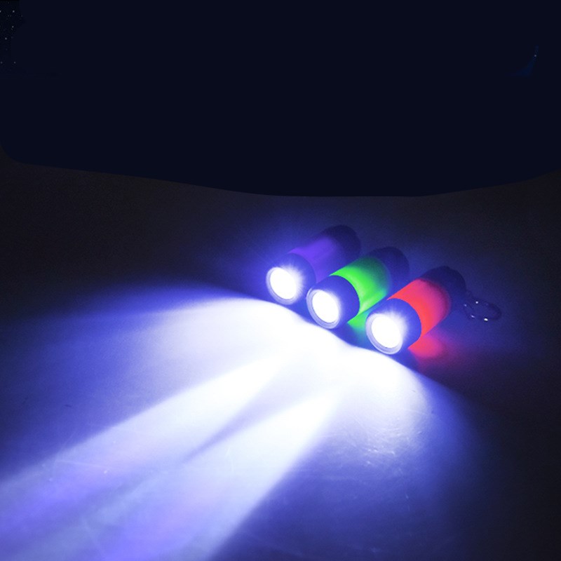 USB Rechargeable Mini Flashlight Pocket Keychain