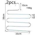 2Pcs Green Silver