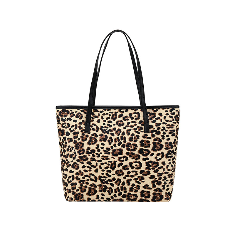 Title 1, Bolsa de ombro portátil com estampa de leopardo...