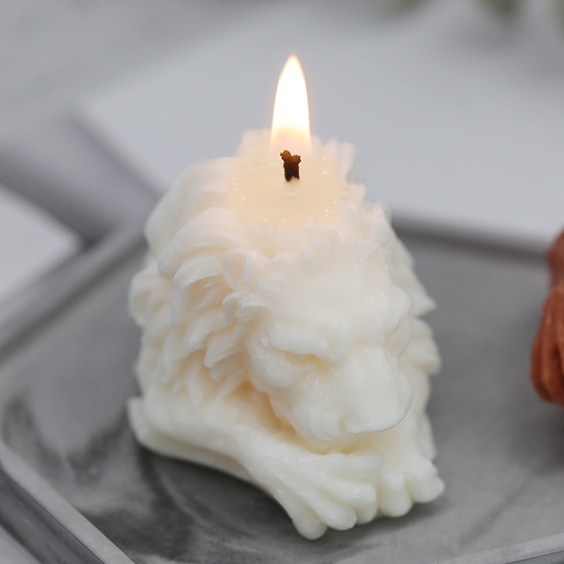 Create Stunning Sculptural Candles at Home — 3D Lion Silicone Candle Mold - View 6 of 6 | BigMoetsy