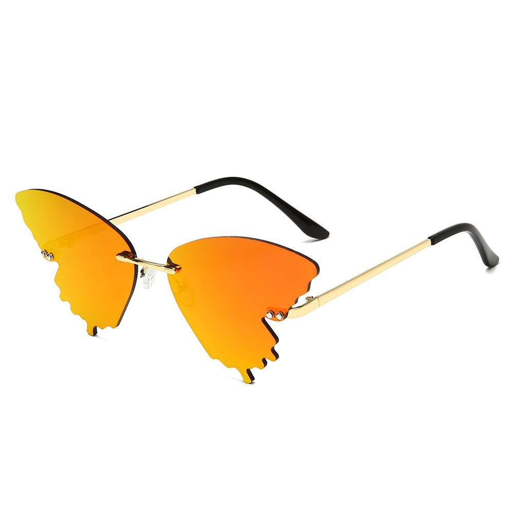 Title 1, Sex Butterfly Sunglasses Men and Women Trend Co...