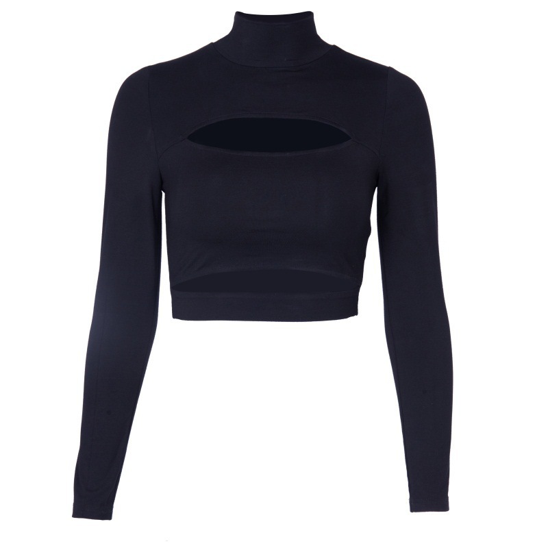 Women's Stretch Tight Sports Tie T-shirt Top