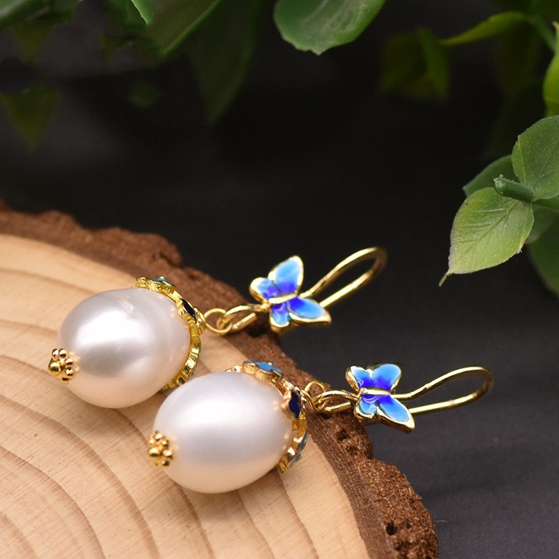 Fashion Creativity Natural Freshwater Pearl Earrings