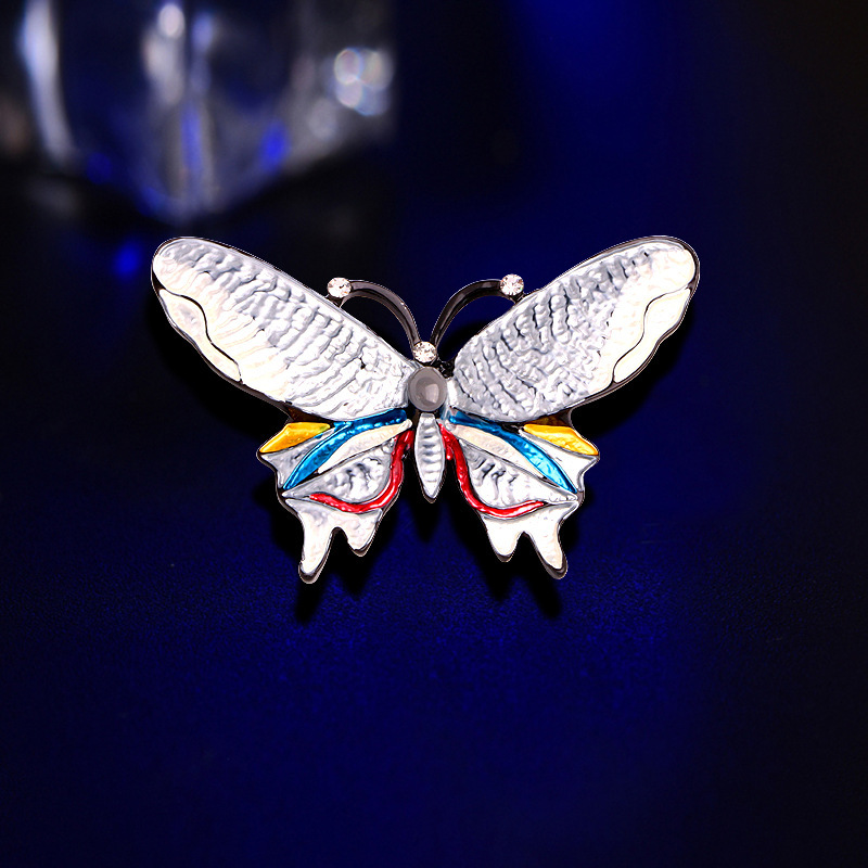 Enamel Butterfly Brooch, picture 2 of 5