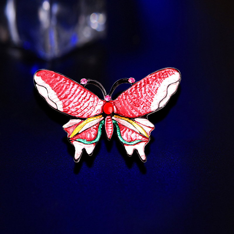 Enamel Butterfly Brooch, picture 4 of 5