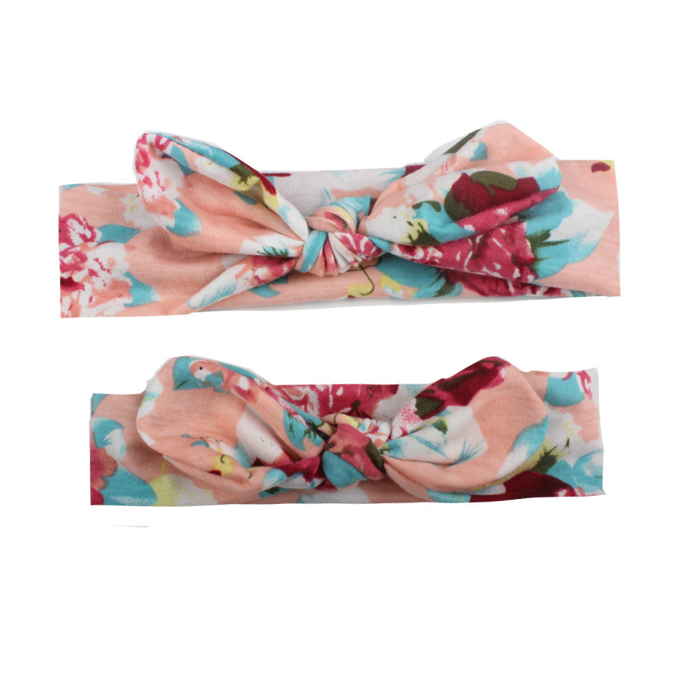 Children's Print Knotted Bunny Ears Headband