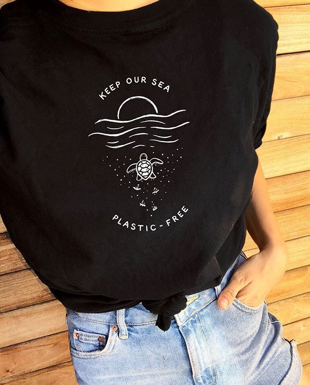 European And American Trend Street Graphic Short Sleeves