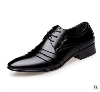 Leather Shoes Men Summer Breathable Men's