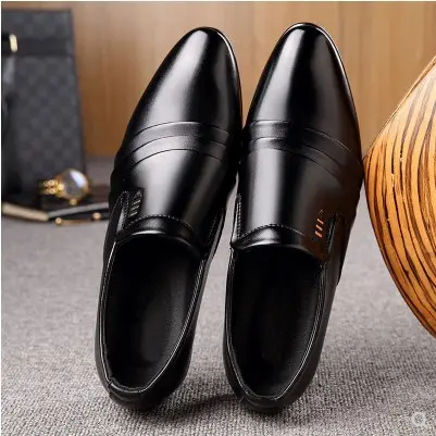 Leather Shoes Men Summer Breathable Men's